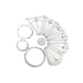 thumbnail image 2 of thinsony 10pcs Regular Dresden Plate Template Patchwork Stencils Quilt Ruler Petals Machine DIY Tool, 2 of 9