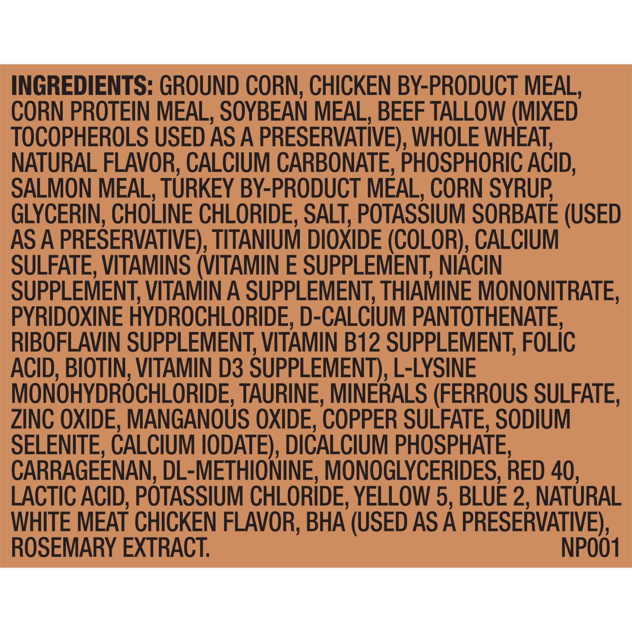 Meow Mix Tender Centers Dry Cat Food With Vitality Bursts Salmon & Turkey Flavors, 3 lb Bag