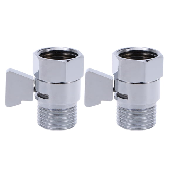 OFFIGAM 2-Pack Metal Shower Diverter Valve for Bathroom Plumbing Renovations and Replacement Parts