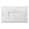 thumbnail image 2 of Multimedia Panel Wall Plates, Wall Socket Insert Cover Outlet Mount Cable Pass Plastic Wall Plate Brush Wall Plate For Home Theater Systems For Wires, 2 of 8