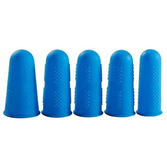 3/5pcs Silicone Finger Protector Sleeve Cover Anti-cut Heat Resistant Kitchen