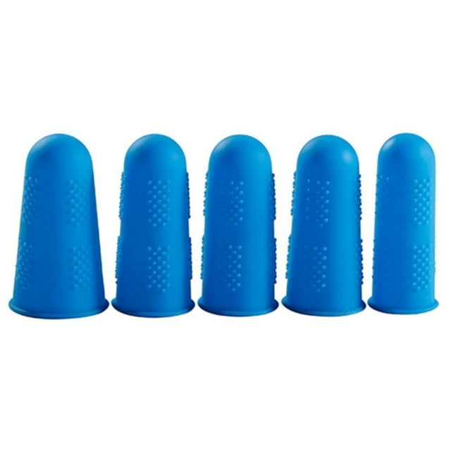 Lefu 3/5 Pcs Manchon Protecteur de Doigt en Silicone Anti-Découpe Résistant à la Chaleur Cuisine