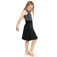 thumbnail image 2 of Stretch Is Comfort Girl's Knee Length Flowy Ruched Waistband Skirt | Child Size 6 -14, 2 of 6