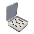 thumbnail image 3 of DYNWAVECA 10 Pcs Leurres de Pêche Souples Leurres Maggots Simulation avec Boîte de Rangement Accessoires de Pêche pour Bar Doré Rivière Truite Vert Foncé, 3 of 10
