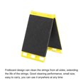 thumbnail image 3 of Uxcell Guitar String Cleaner Fretboard Cleaning Cloth Scrubber Tool for Guitar, Bass Black Yellow 1 Pack, 3 of 5