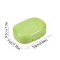 thumbnail image 3 of EGNMCR MoistureProof Mini Weekly Organizer Box 7 Grids Portable For Travel With Removable Individual Containers Plastics Storage device, 3 of 7