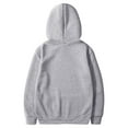 thumbnail image 5 of Qwertyu Hoodies for Men Pullover Oversized Long Sleeve Hooded Sweatshirts Big and Tall Fall Sweatshirt with Pocket Gray 2XL, 5 of 5
