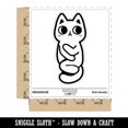 thumbnail image 2 of Shy Pocket Cat Hiding Car Window Bumper Water Bottle Phone Tablet Laptop Waterproof Vinyl Decal Sticker Set 5-Pack - Gloss Finish - 4.0", 2 of 7