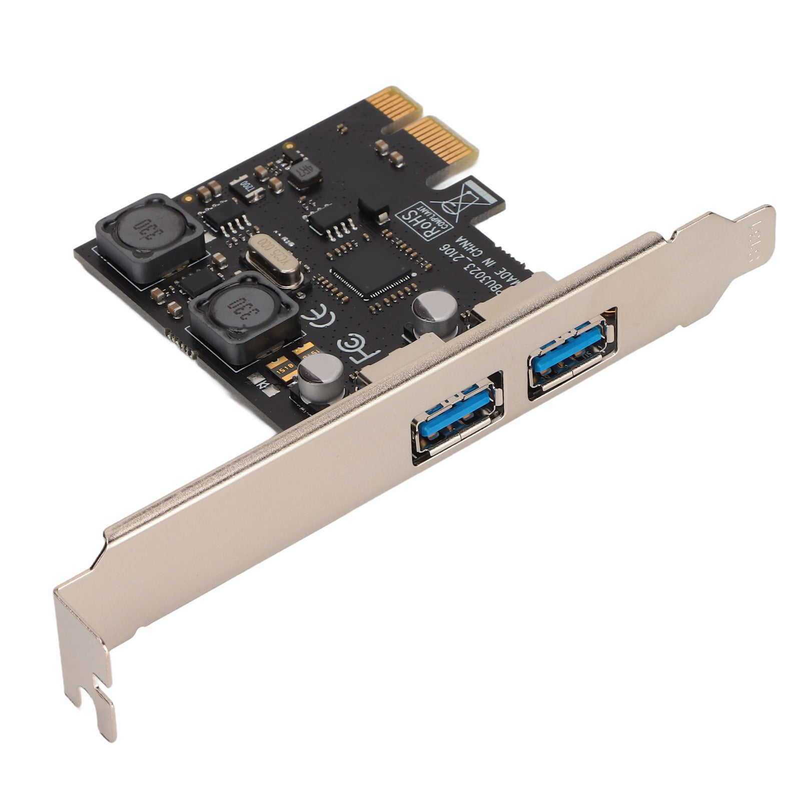 Pci E To Usb 3 0 Expansion Card Pci E Expansion Card Enclosed High Power Inductor For Xp Win7 Win8 Win8 1 Win10 Walmart Com