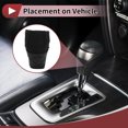 thumbnail image 3 of Cubierta de pomo de cambio de marcha Unique Bargains Universal para automóvil SUV camión RV con cierres de toque en forma de T, 3 of 7