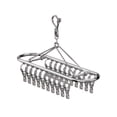 thumbnail image 2 of Fufafayo Sock Drying Rack With Clips, Stainless Steel Laundry Drying Rack for Socks Underwear and Delicates, Space Saving Clothes Drying Organizer for Balcony, Bathroom or Laundry Room, Durable Home, 2 of 6