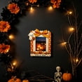 thumbnail image 6 of Wooden Halloween Photo Frame Ornament, Ghost Pumpkin Fence Shaped Picture Frame with Adhesive Dots, Small Decor for Halloween Party, Lazyguy, 6 of 6