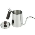 thumbnail image 1 of 700ml Food Grade Corrosion-Resistant Coffee Kettle, Coffee Pot, For Cafe Home Silver 700ml, 1 of 8