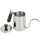 thumbnail image 4 of Cafetera portátil de acero inoxidable de 700 ml con pico de cuello de cisne largo, hervidor de café para uso doméstico o en cafeterías, color plateado, 700 ml, 4 of 14