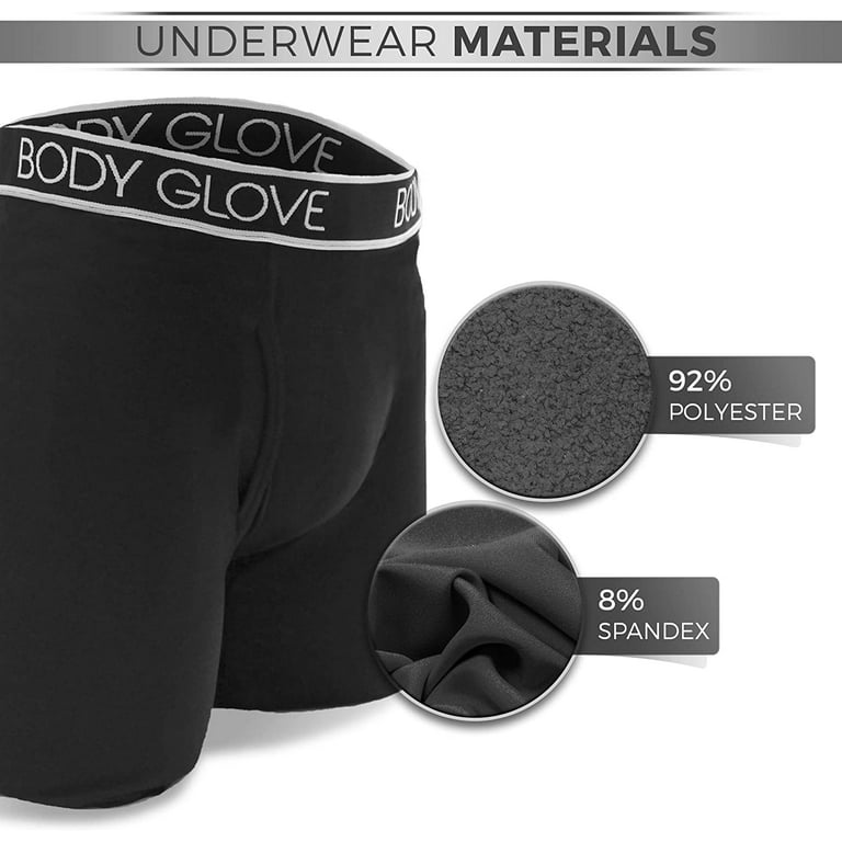 Body Glove Men's 3-Pack Performance Stretch Boxer Brief