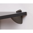 thumbnail image 4 of Wallscapes Gallery 8x32 Black Shelf Kit with Silver Pelican Brackets, 4 of 5