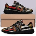 thumbnail image 3 of Back The Red Firefighter Shoes Women's Fashion Sneakers Tennis Running Shoes for Men Women Black Size 4.5, 3 of 7