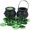 as show, variant on St. Patrick's Day Shamrock Treasure Game & Party Decoration Favors, 3-Leaf Clover Decor Coin Candy Jars For Witch Themed Parties, Festive Party Supplies For And