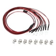 thumbnail image 3 of 2x Set 5mm LED Light Red White Bulb Set Accesorio Para Exteriores Sunnimix none, 3 of 5