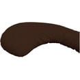 thumbnail image 5 of KHOMO Extra Light Full Body Maternity Pillow U Shaped with Zippered Cover, Brown, 5 of 6
