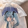 thumbnail image 4 of Camiseta de Anime para mujer, camiseta de manga corta de Hada de verano, ropa de calle Harajuku Kawaii, blusas de moda para mujer, ropa Y2k, 4 of 5