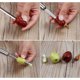 thumbnail image 3 of Juego de descorazonador de frutas de acero inoxidable, descorazonador de tallos con hoja dentada afilada, herramienta de cocina para pelar alimentos, 3 of 5