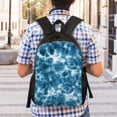 thumbnail image 2 of Geaub blue tie dye ultimate comfort and style: the perfect compact backpack for college, commute, travel, and everyday use, 2 of 2