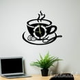 thumbnail image 5 of Handmadetneonsign Coffee Wall Clock Unique, Text Oversize Wall Clock, Year Date Round Wall Clock 56008, 5 of 5