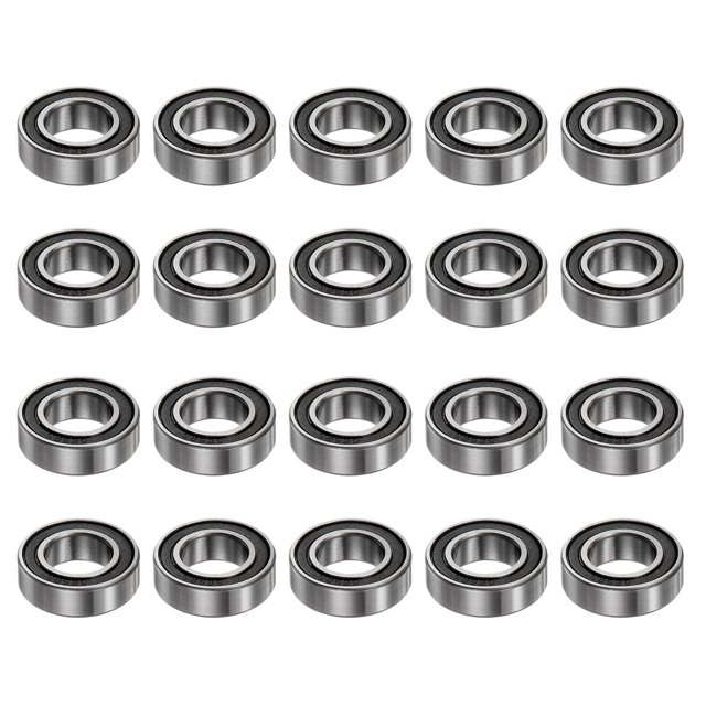Unique Bargains 689-2RS Roulements à Billes 9mmx17mmx5mm Acier Chromé Double Étanchéité Lot de 20