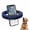 Blue, variant on SATELLAI Collar GPS Wireless Dog Fence, Real-Time Tracking, Custom Boundary Training & Instant Alerts, Two-Way Audio, AI Pet Health & Activity Monitoring, IP68, Red