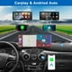 thumbnail image 3 of Pantalla Carplay para automóvil, estéreo portátil inalámbrico HD IPS de 10.26 "para Apple Carplay y Android Auto, receptores de audio para automóvil con cámara de tablero 4K/cámara trasera 1080P, nave, 3 of 5