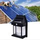 thumbnail image 5 of Outdoor Solar Tungsten Wall Light 1800mAh Waterproof Motion Sensing Exterior Wall Mount Lighting for Yard Wall Decor Black, 5 of 5