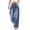 A-Blue, variant on EMMIOL Women's Y2K Barrel Baggy Jeans Stretch High Waist Wide Leg Jeans Vintage Boyfriend Denim Pants