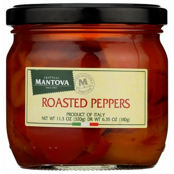 (Pack of 6) Mantova Pepper Roasted Appetizer 11.3 Oz