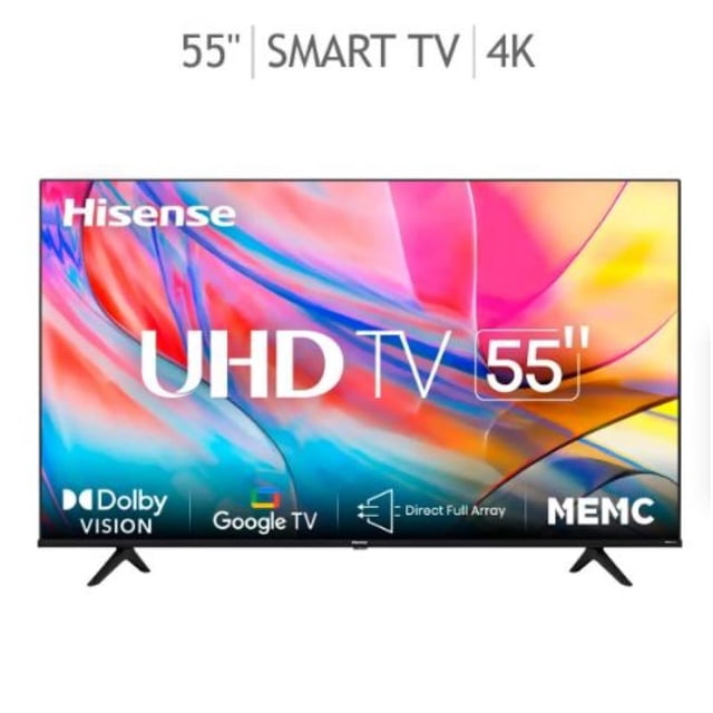 Pantalla 55" Hisense 679376 4K UHD Smart TV Dolby Visión Hisense 679376/CST