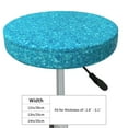 thumbnail image 2 of Goofa Blue Glitter Printed Stool Covers Round, Waterproof Round Bar Stool Covers Anti-Slip Round Bar Stool Seat Cover with Elastic Bands Durable -13 inch, 2 of 7