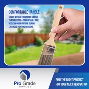 Pro Grade, Angle Premium Paint Brushes, 6 Piece Set, Interior/Exterior Painting