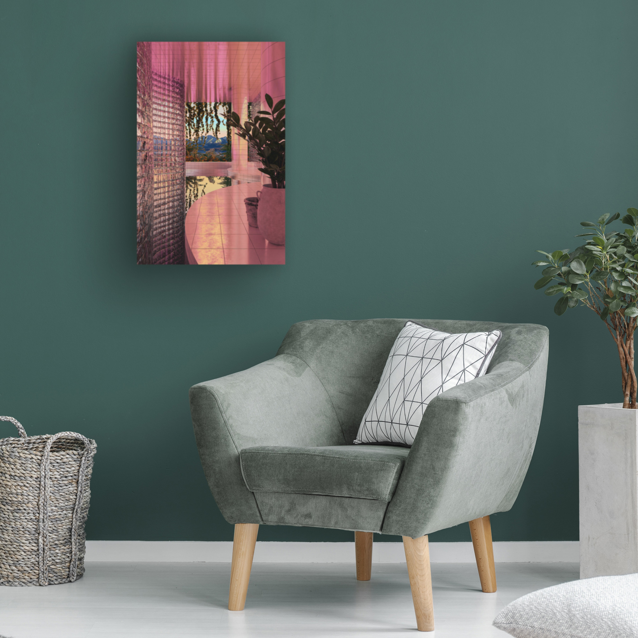 Trademark Fine Art DEKIMBE MURRAY  INDOOR POOL Canvas Wall Art