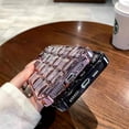 thumbnail image 6 of Case for iPhone 14 Pro Max Glitter Phone Case 3D Wave Lattice Luxury Plating Aesthetic Cute Gradient Twinkle Bling Sparkle Design for iPhone 14 Pro Max Women Girl Men 6.7'' Purple, 6 of 13