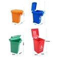 thumbnail image 5 of Nuanmu Bote de Basura de Juguete para niños, vehículos de Juguete de Empuje, Bote de Basura, 2 Estilos de 6 Colores, 5 of 5