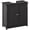 Black, variant on Sunshen 23.5" Pedestal Sink Storage Cabinet, Freestanding Bathroom Under Sink Cabinet with U-Shape Cut-Out and Adjustable Shelf,Gray
