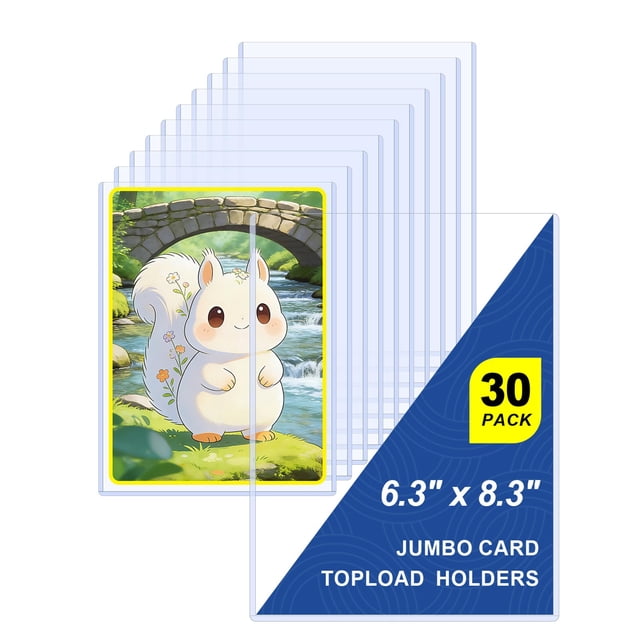 Protector de tarjetas CARDARCHIVER Jumbo 16 x 21 cm, paquete de 30