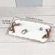 thumbnail image 2 of Bandeja decorativa de resina de diseño vintage blanca WEIHJMXG, 2 of 5