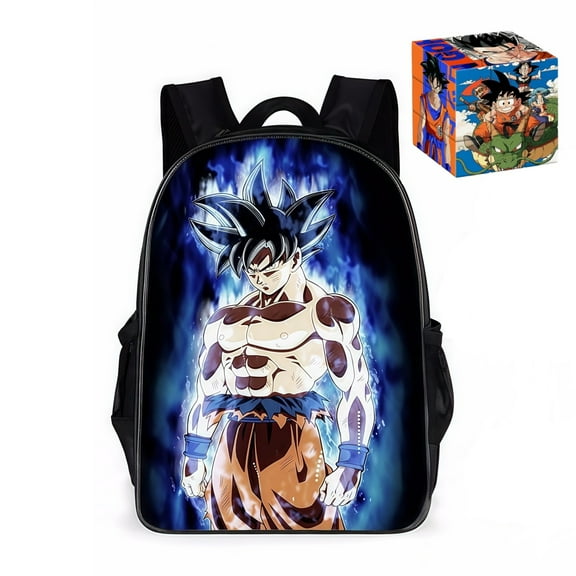 Dragon Ball Z Backpack -3D Anime PrintSchool Bookbag with Spacious Design.Lightweight & Durable Travel DaypackUnisex Style for Back to School, Daily Use &Gift ldeas