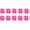 10PCS Rose red, variant on 5/10PCS 30ml Beer Cup Small Handle Plastic Whisky Mini For Party Mug Glass Barware Kitchen Dining Bar Home Garden Decoration