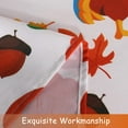 thumbnail image 3 of Rectangle Fall Tablecloth 60x84 inch Pumpkins & Turkeys- Washable Wrinkle Resistant Thanksgiving Tablecloth for Fall/Harvest Dinner Party Banquet Holiday Table Cover, 3 of 6