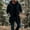 Black-A, variant on Winter Zipper Jackets Outwear for Men Fleece Sherpa Lined Jacket Mens Toggle Trench Coat Heavyweight Warm Hooded Casual Suede Leather Jacket with Multi Pockets