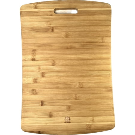 

Organic Extra Large Bamboo Cutting Board - Extra Large Wood Cutting Board - Bamboo Chopping Board for Meat Cheese and Vegetables - Large Wooden Cutting Boards for Kitchen – Reversible Cutting Board wi