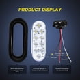 thumbnail image 3 of Luces traseras para remolque Nilight, 6 LED ovaladas, 10 LED, para autocaravanas y camiones, 3 of 8