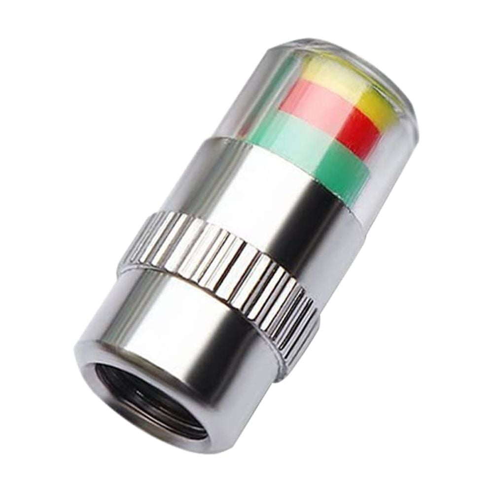Ladcaser Car Tire Pressure Monitor Valve Stem Cap (2.0-2.3bar) For Automobiles Motorcycles Bicycles